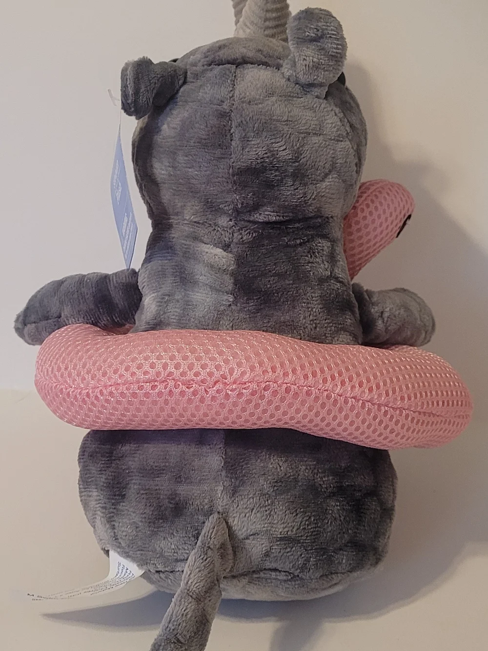Walmart Summer Plush Rhino Pink Flamingo Swim Ring Pool Float Stuffed Animal NWT